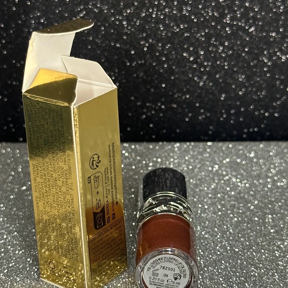 Yves Saint Laurent LoveShine Plumping Lip Oil Gloss — 06 Espresso Stardust